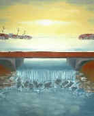 Bridge to Nowhere painting